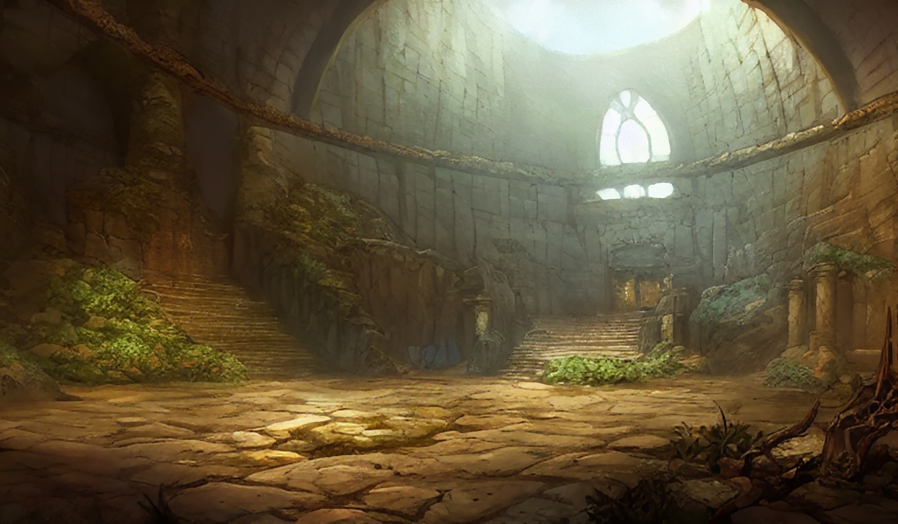 著作権フリー背景美術素材集 : BGArt 13 「幻想世界HD-II」 ダンジョン