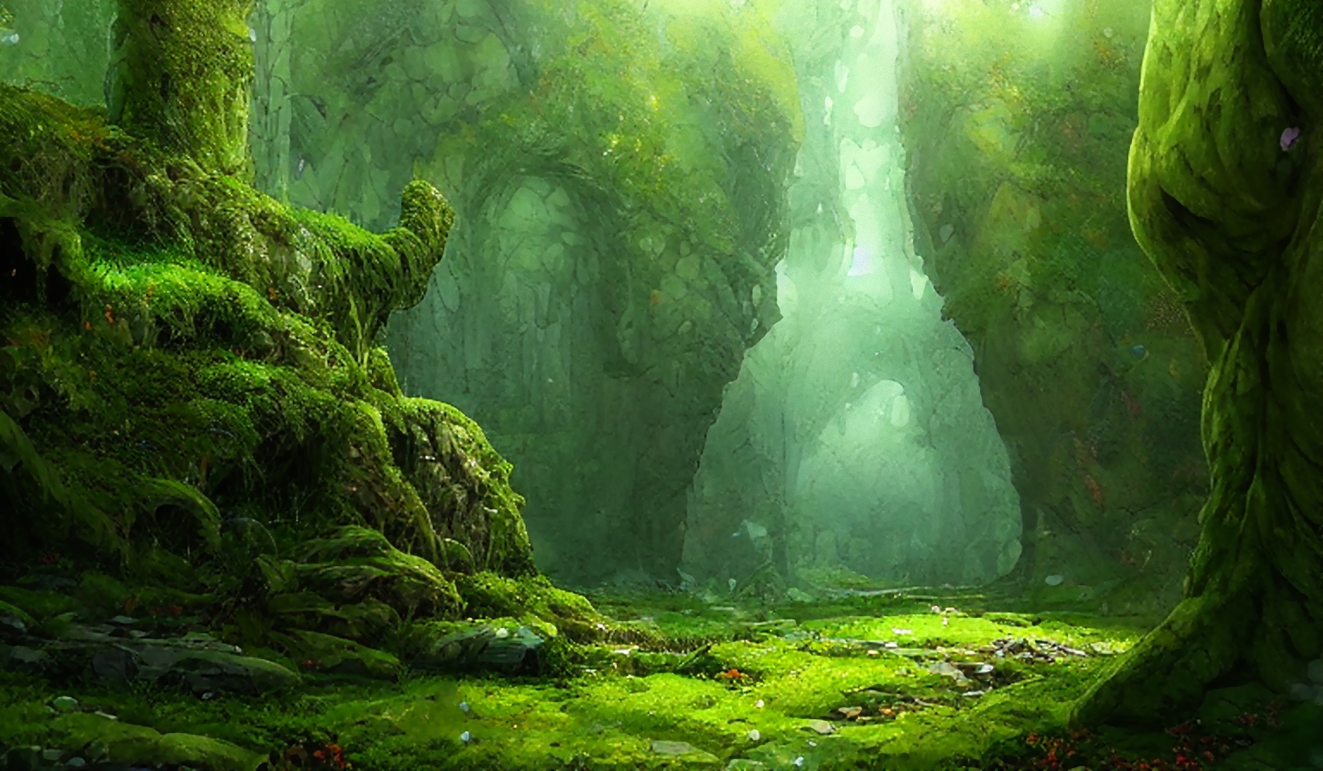 著作権フリー背景美術素材集 : BGArt 13 「幻想世界HD-II」 ダンジョン