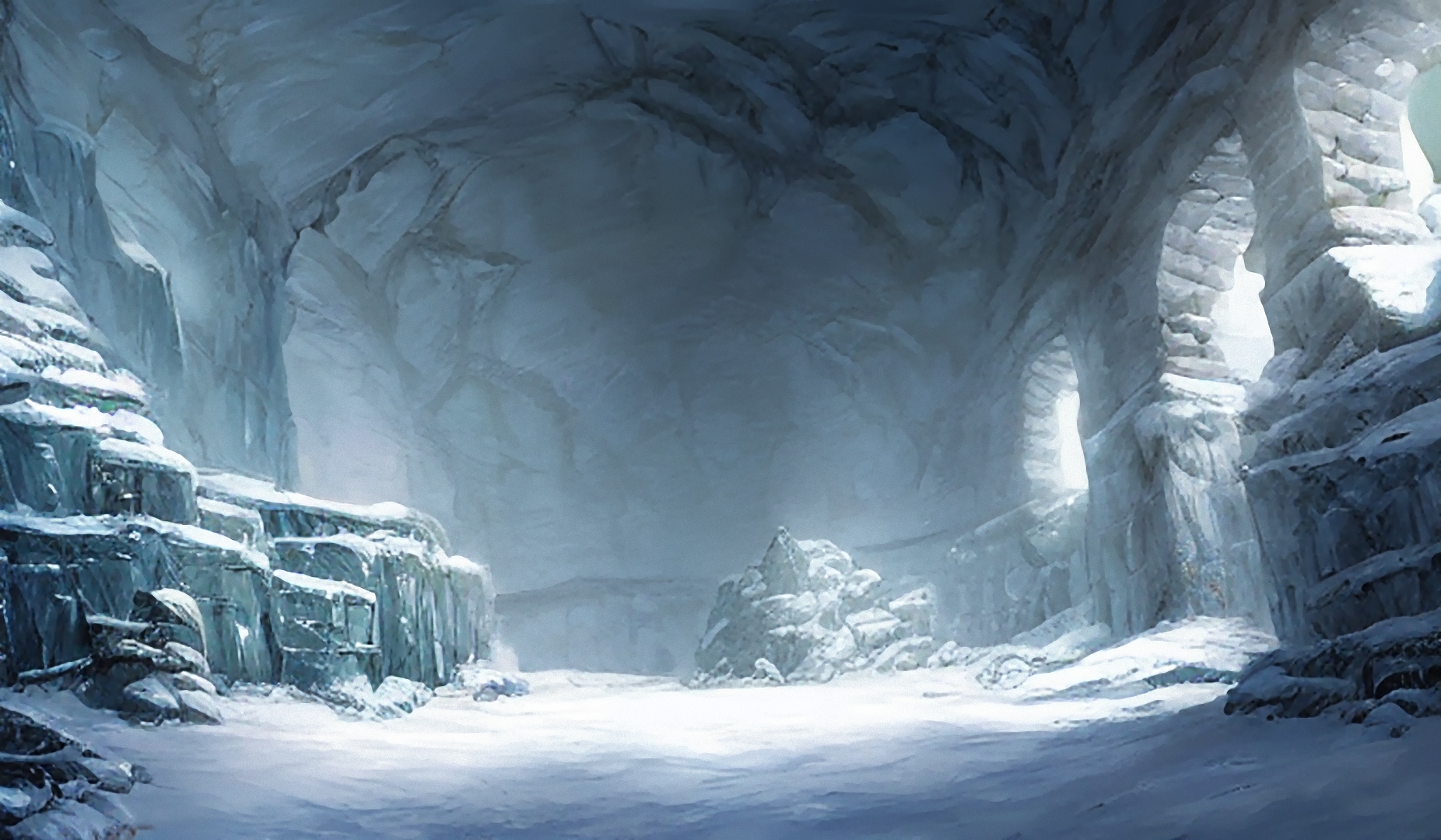 著作権フリー背景美術素材集 : BGArt 13 「幻想世界HD-II」 ダンジョン