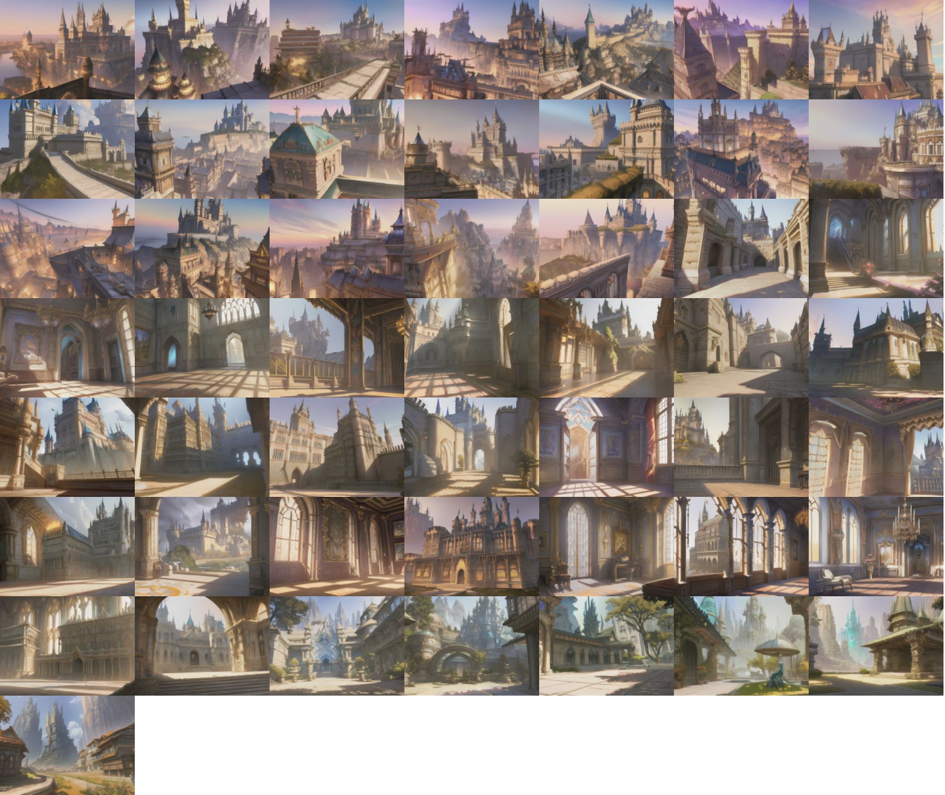 著作権フリー 「豪華な城」 (330枚)