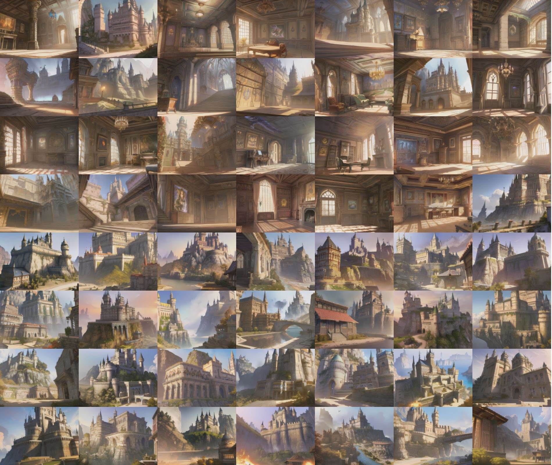 著作権フリー 「豪華な城」 (330枚)