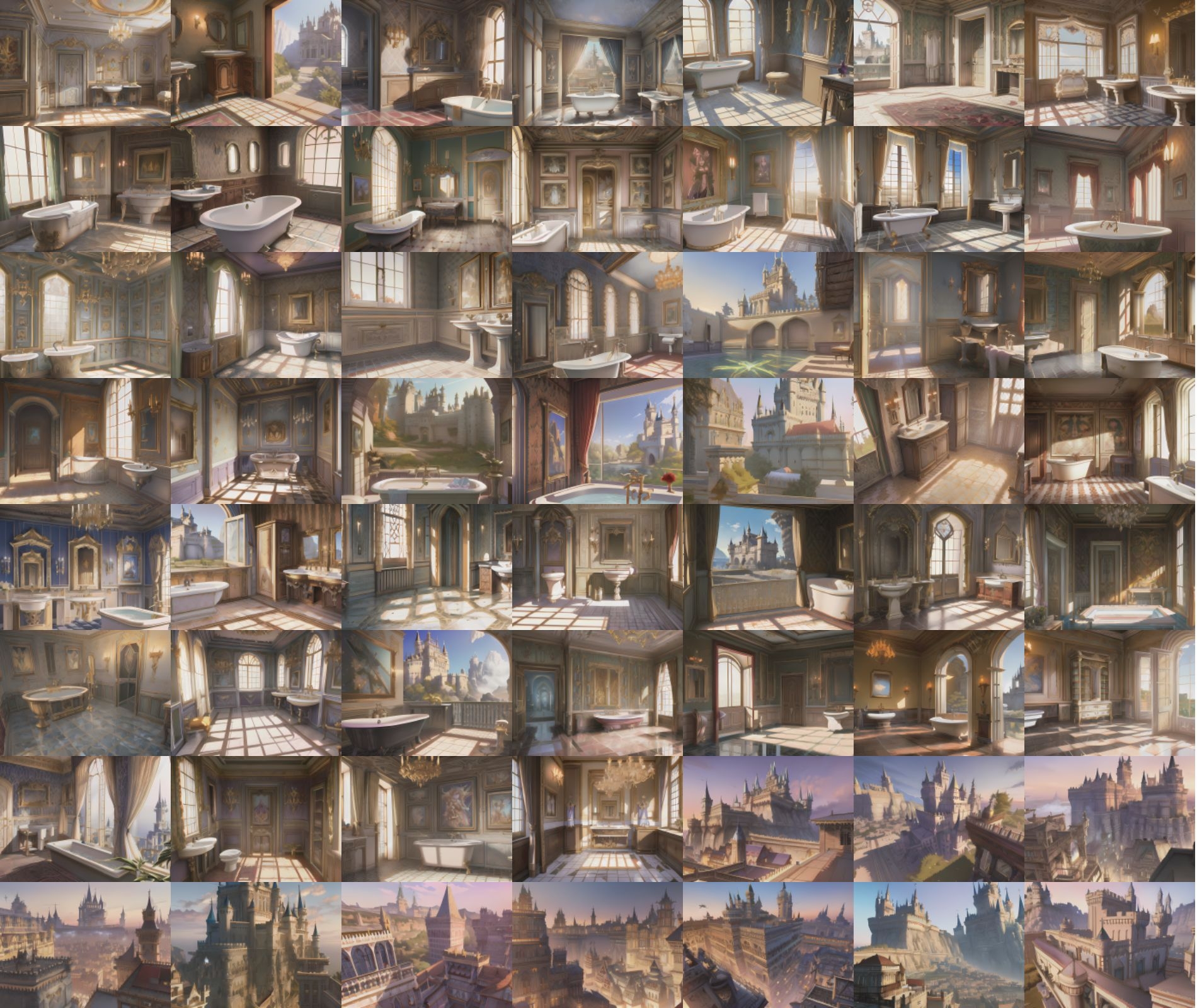 著作権フリー 「豪華な城」 (330枚)