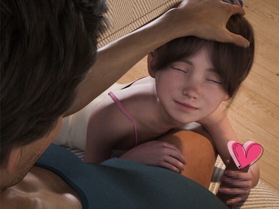 パパと一緒にテレビを見る