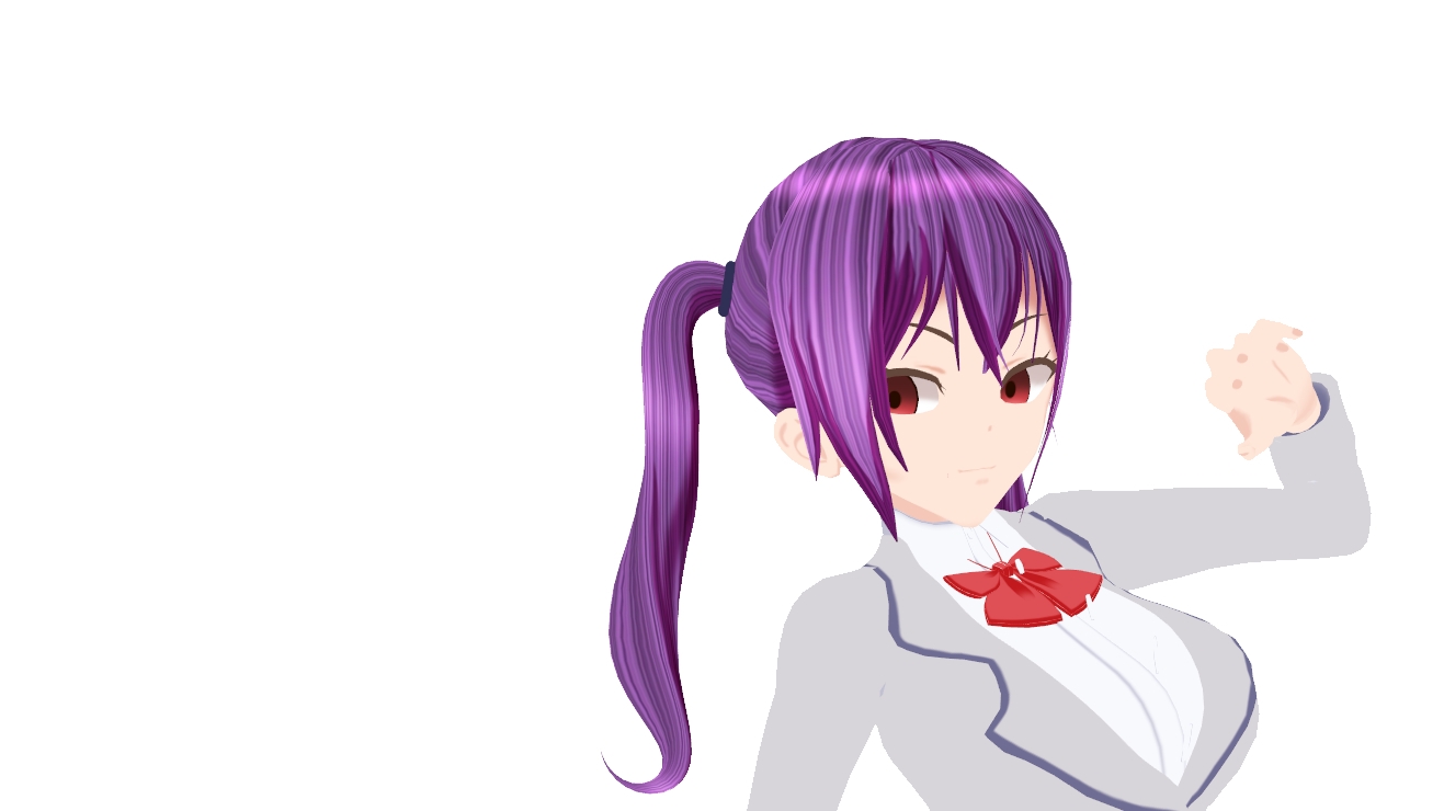 【MMD】3Dモデル「少女A」