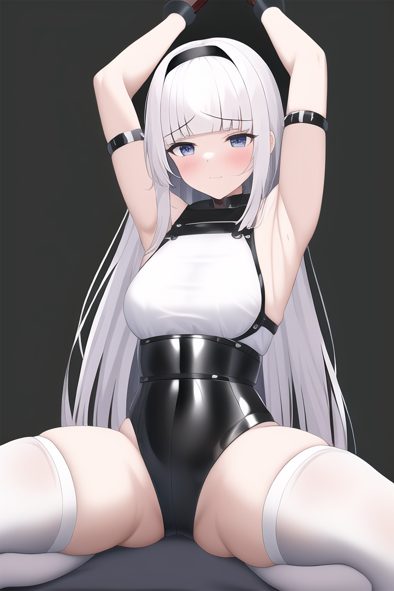 拘束少女 〜銀髪ロング編〜