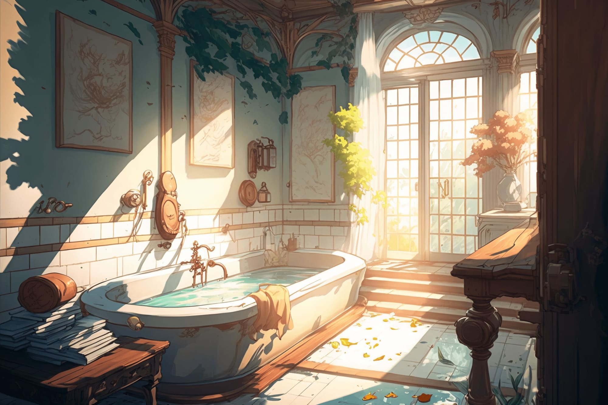 【美麗で幻想的な家や室内の背景】著作権フリーの高解像度画像(100枚)