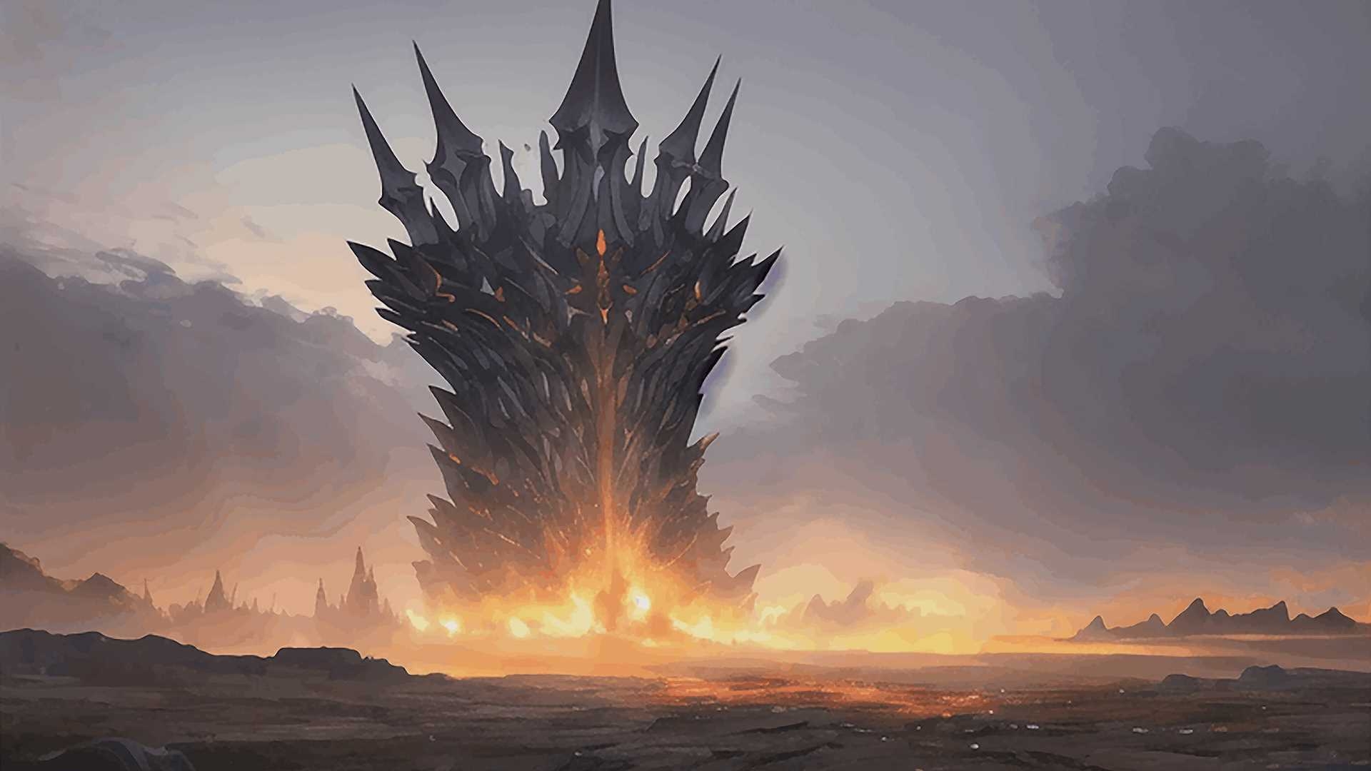 著作権フリー背景美術素材集 : BGArt 15 「幻想世界HD-IV」 ダークテリトリー