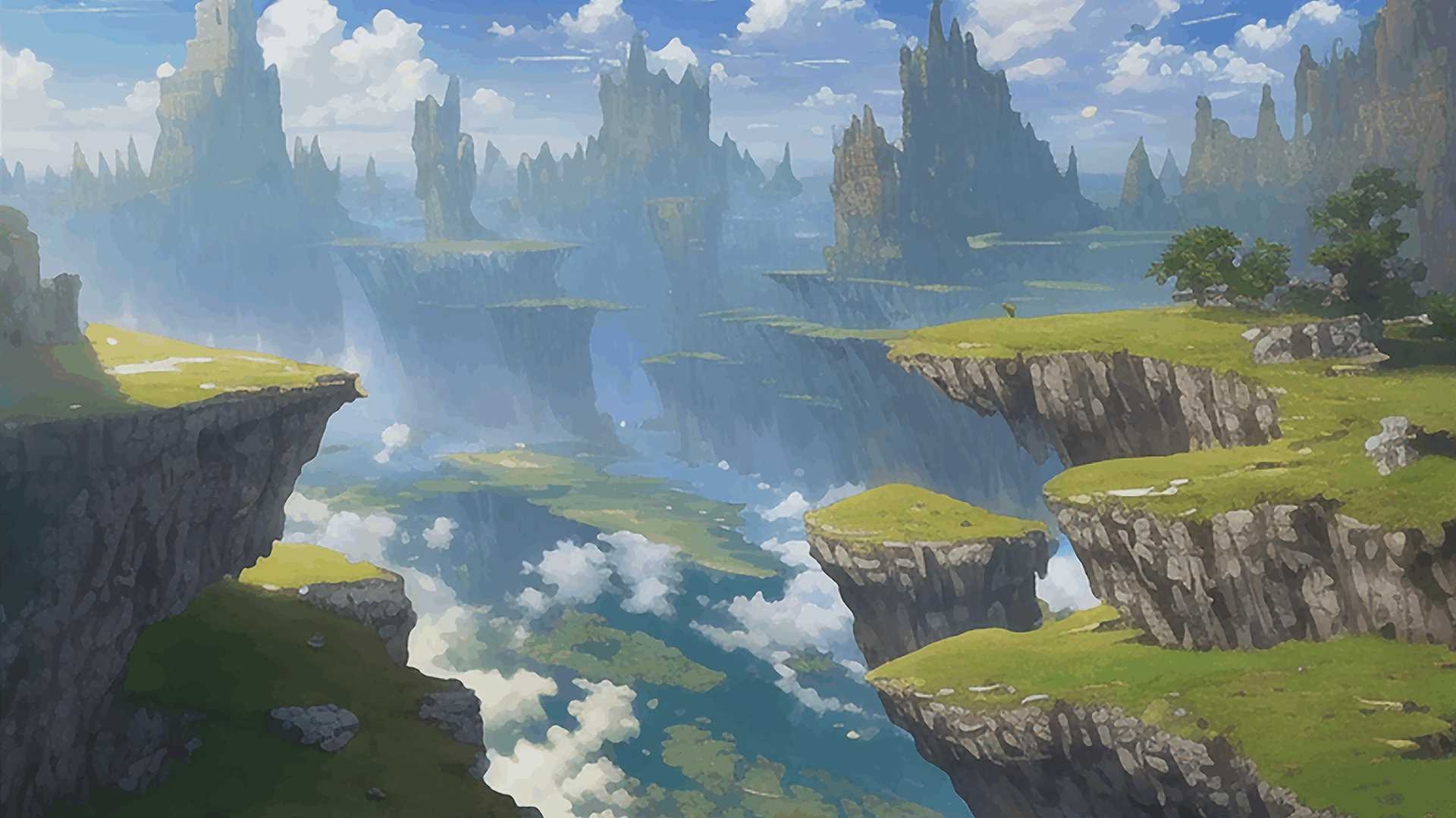 著作権フリー背景美術素材集 : BGArt 15 「幻想世界HD-IV」 ダークテリトリー