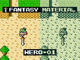 ファンタジーキャラチップ素材01【ヒーロー】