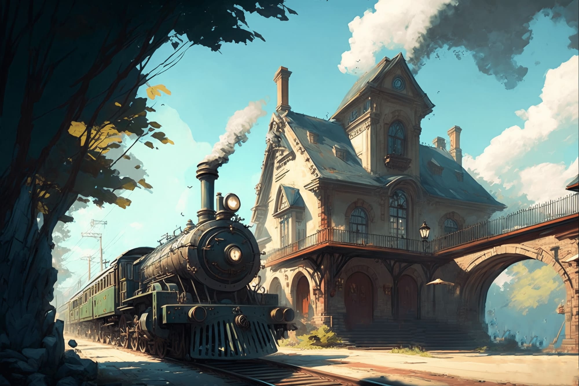 【美麗で幻想的な乗り物系の背景】著作権フリーの高解像度画像(100枚)