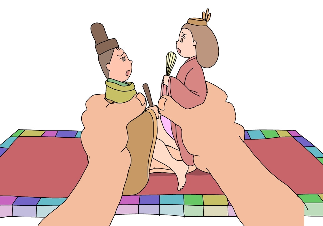 ひなまつり(GIFパラパラ漫画)