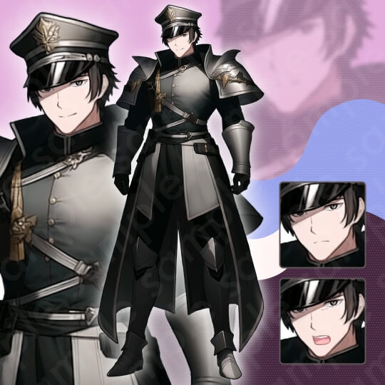 【立ち絵素材6人セット】ファンタジーモブキャラセットA・村人・村長・シスター・兵士・盗賊・全身表情3種