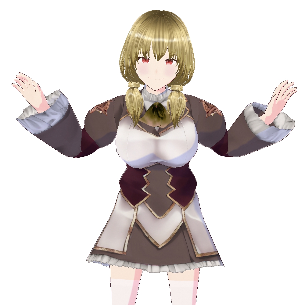 [VRoid]宿屋娘の服[テクスチャ]