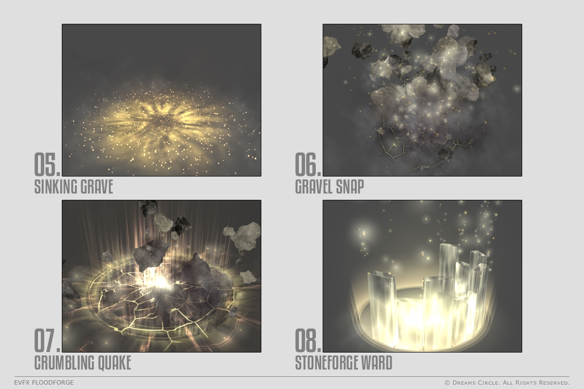 エフェクト素材集:EVFXストーンフォージ