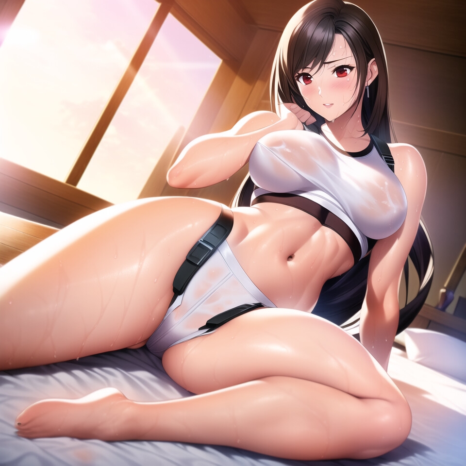 クラウドがティファを犯した。次はエアリスを・・・、そして、ユフィまで・・・。