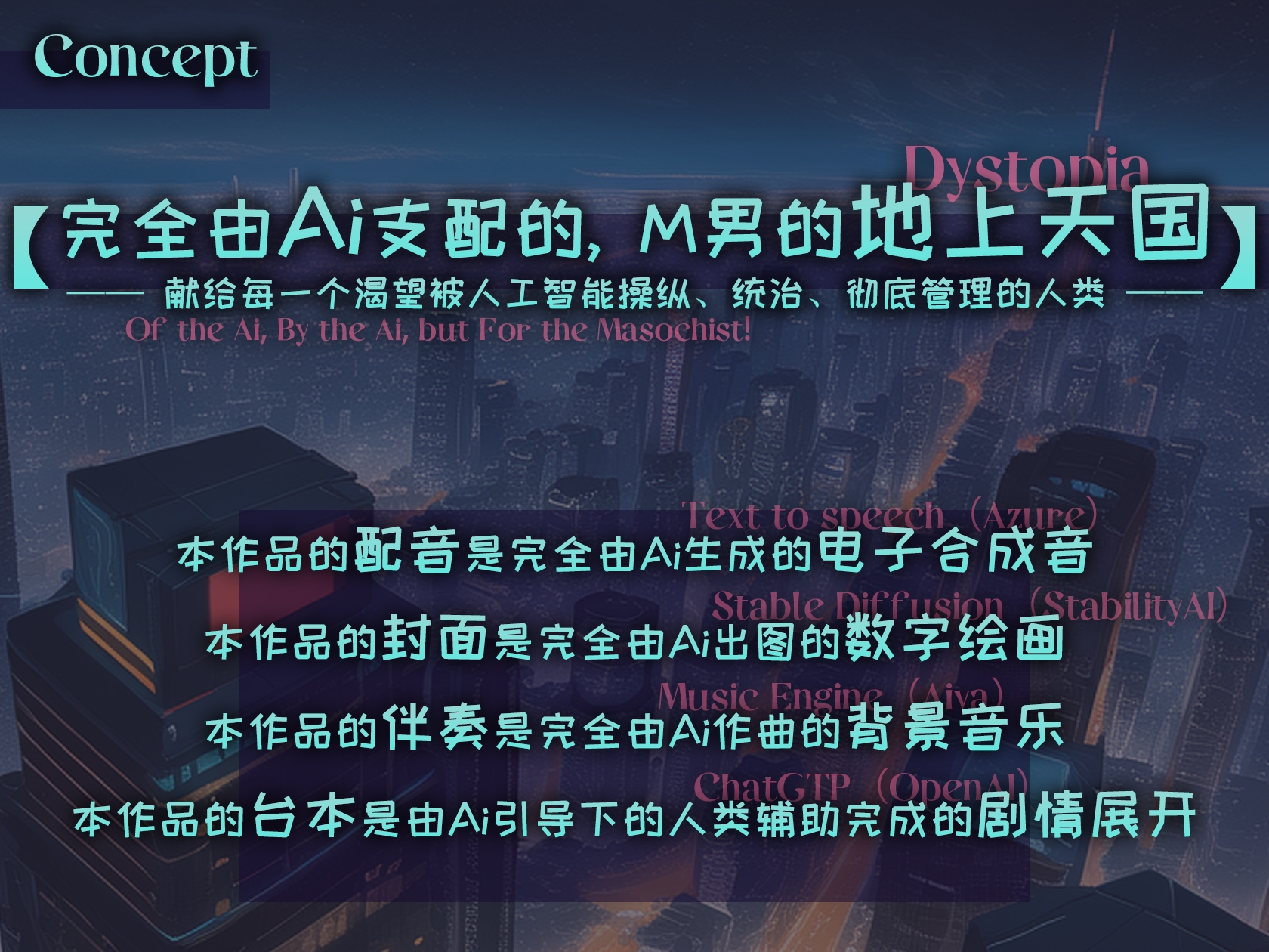 【中国语·AI音声】统辖反乌托邦世界的AI少女,降下了对人类反抗军的洗脑催眠。