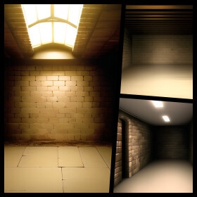地下室の背景素材