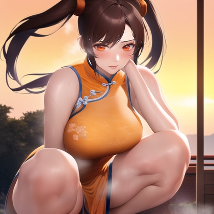 【CG107枚】格闘娘シャオのイラスト集