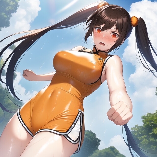 【CG107枚】格闘娘シャオのイラスト集