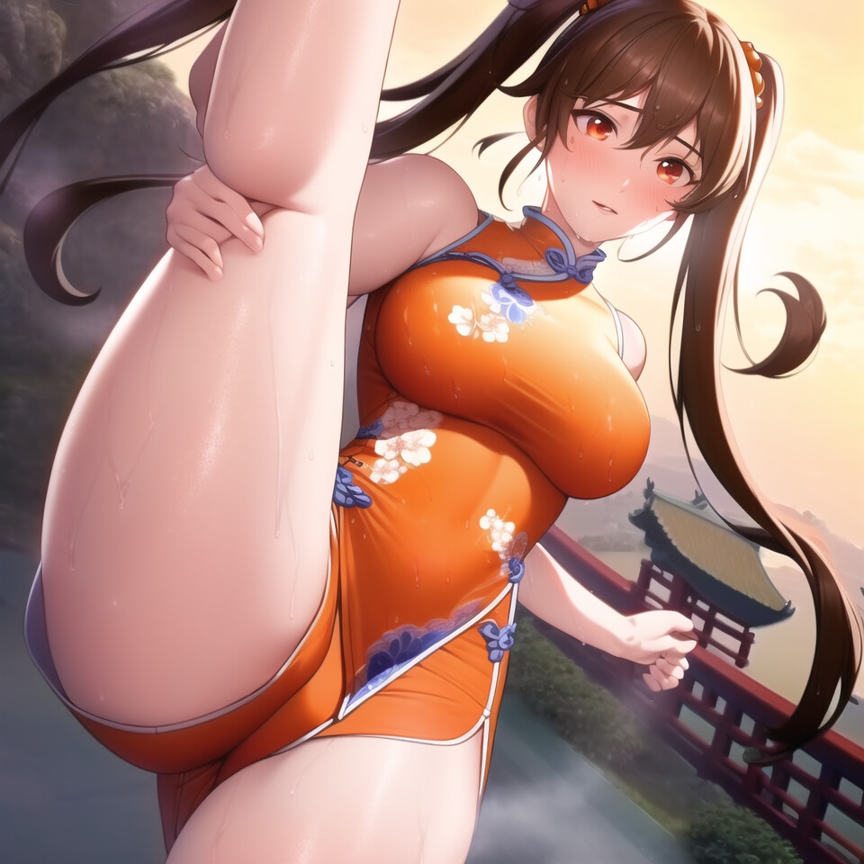 【CG107枚】格闘娘シャオのイラスト集