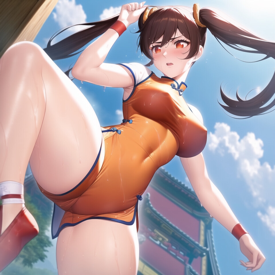 【CG107枚】格闘娘シャオのイラスト集