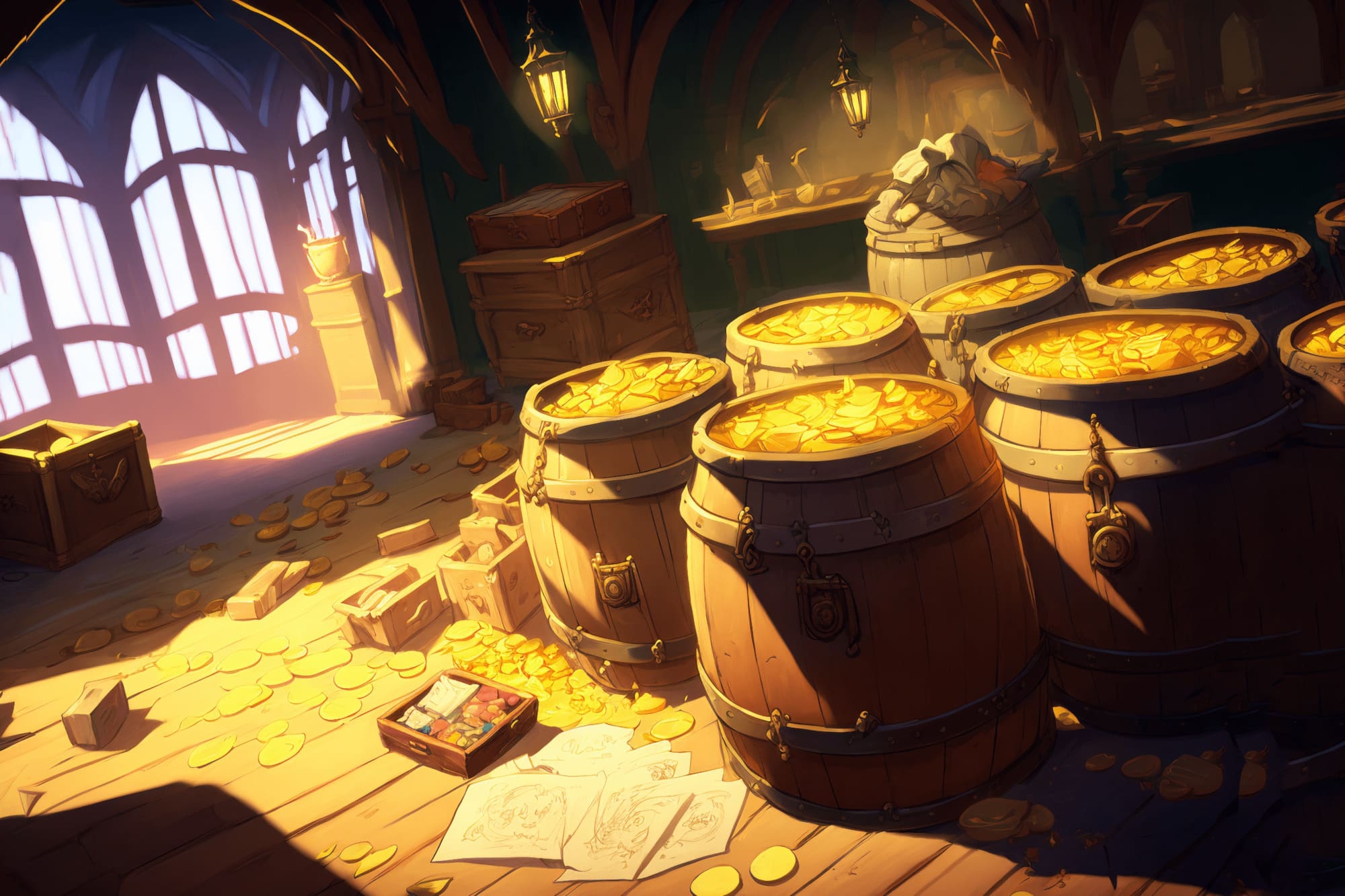 【美麗で幻想的な城や室内の背景】著作権フリーの高解像度画像(100枚)