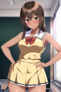 教室でHなことしちゃう制服女子 - 褐色少女との思い出 Vol.5