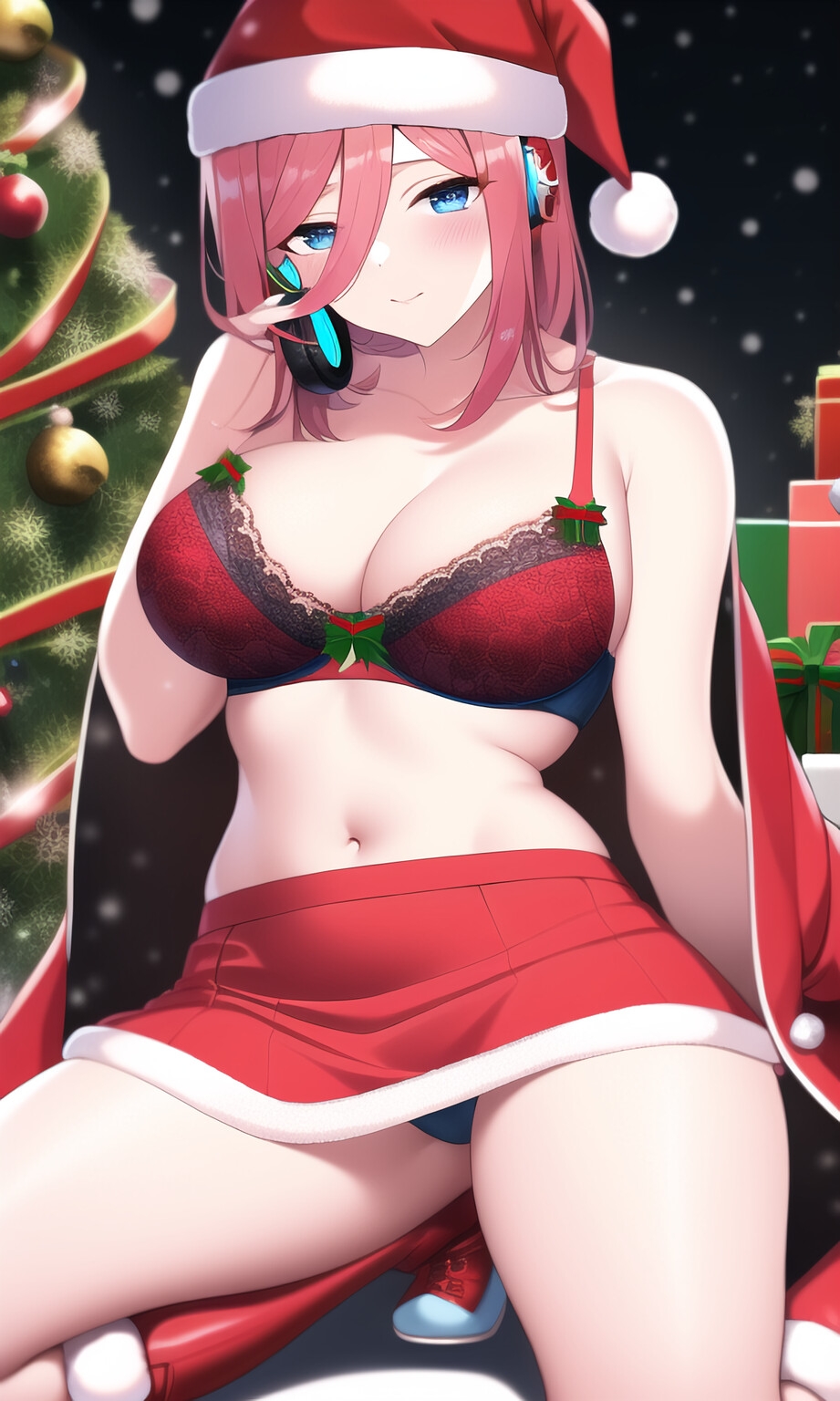 〇野三玖クリスマス性夜イラスト50枚