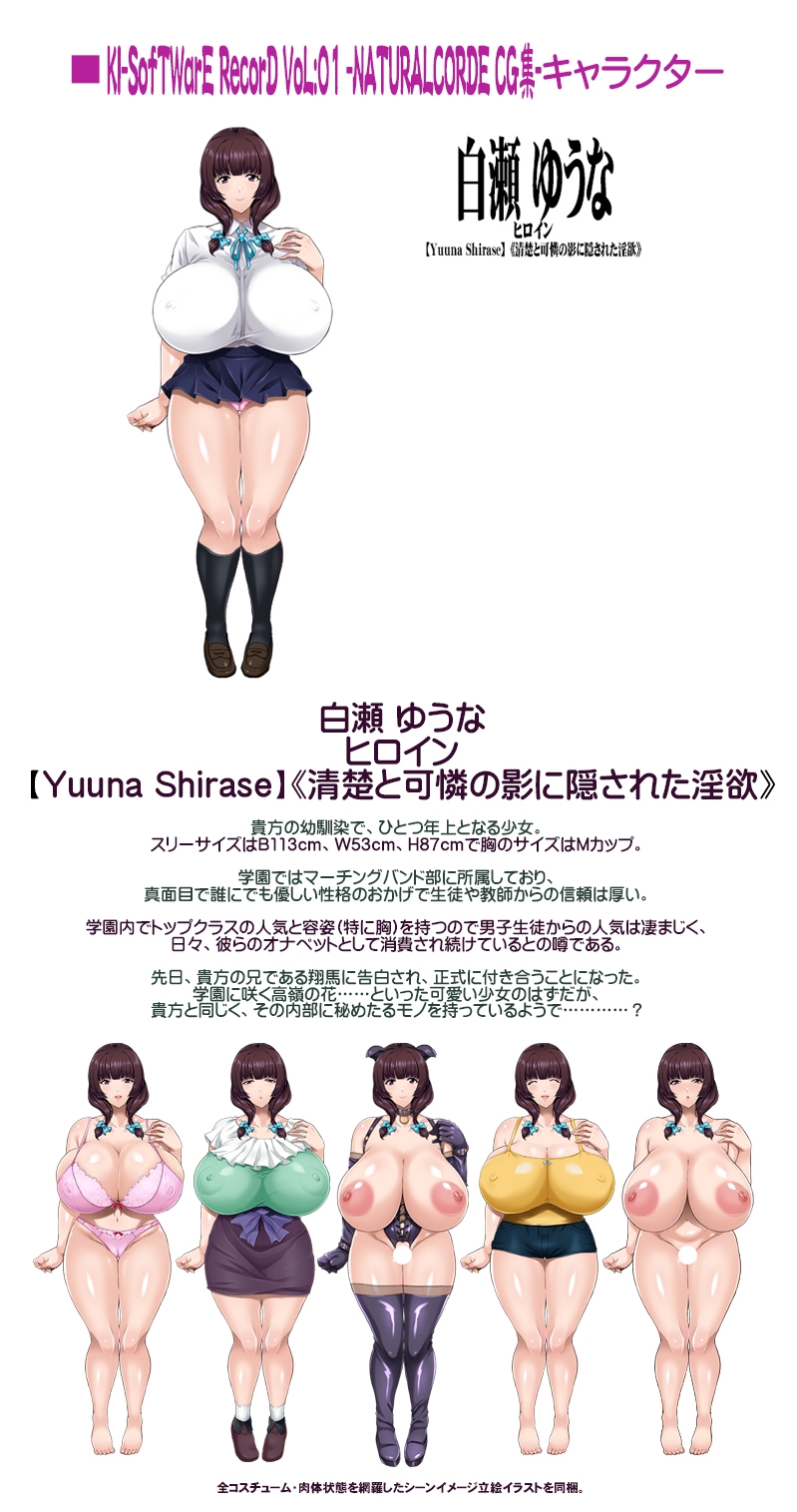 KI-SofTWarE RecorD VoL:01 -NATURALCORDE CG集-【早期購入割引25%OFF】