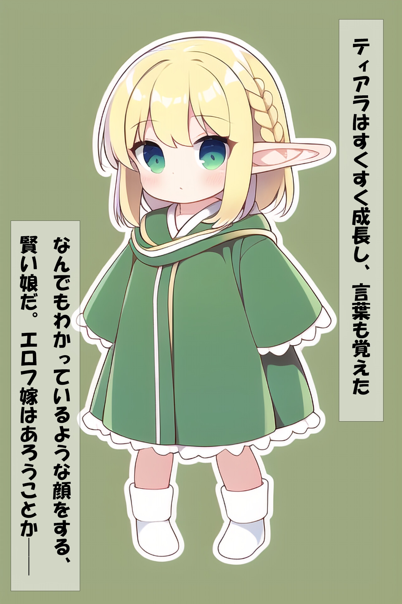 記憶喪失の俺がエロフを手籠にしたと思ったら娘と近●相姦でアレレだったんだが(セリフ付CG60枚+おまけ11枚)