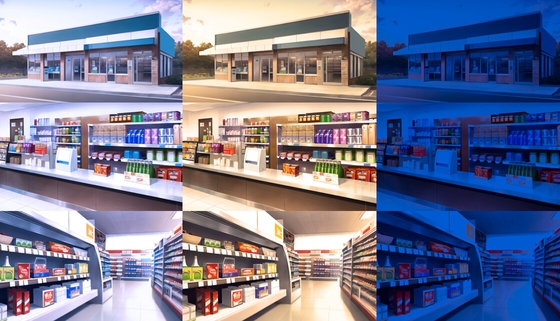 現代背景CG素材集part2『コンビニ』