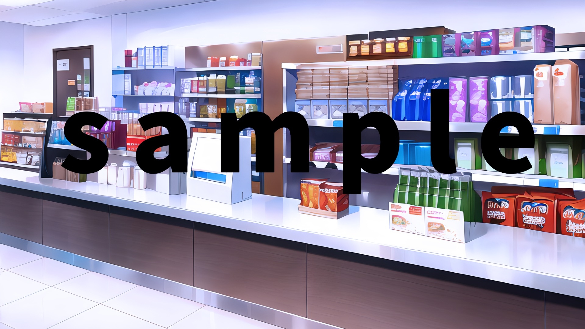 現代背景CG素材集part2『コンビニ』