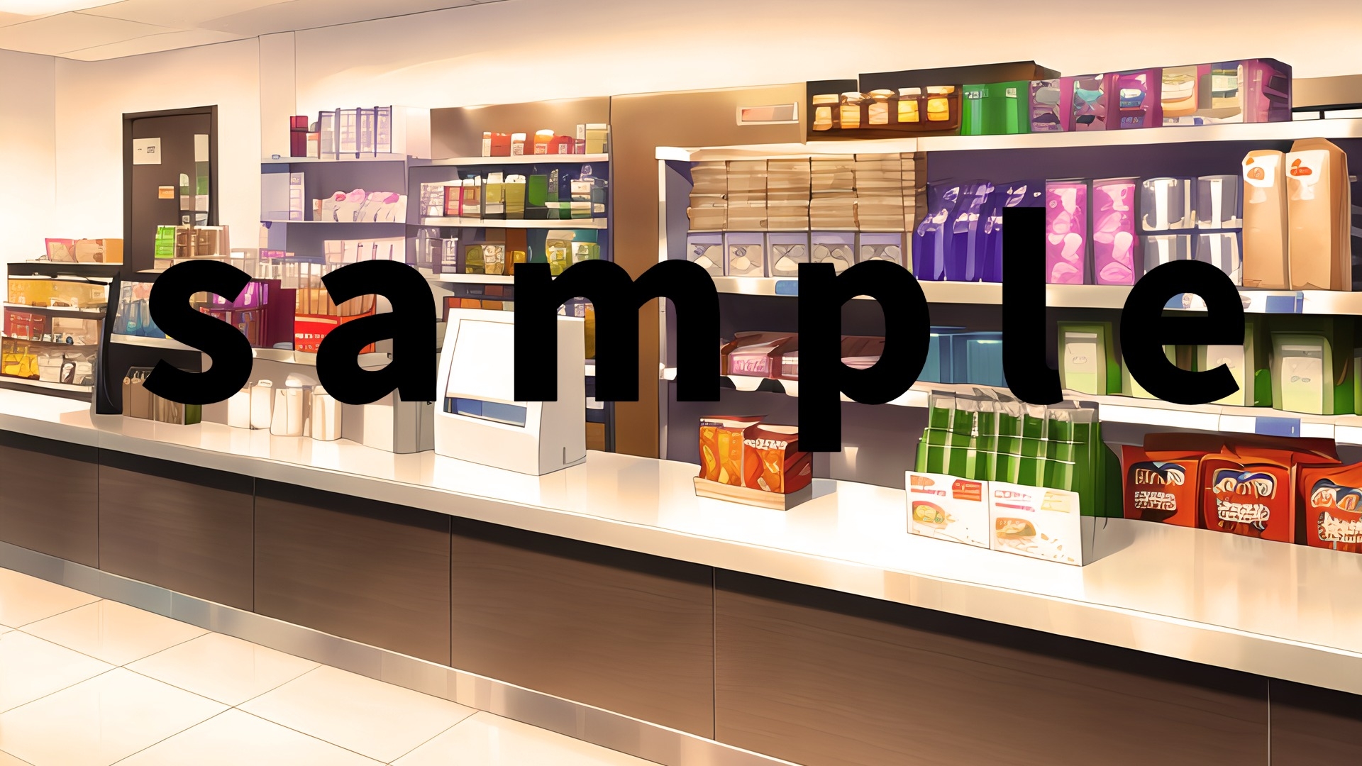 現代背景CG素材集part2『コンビニ』