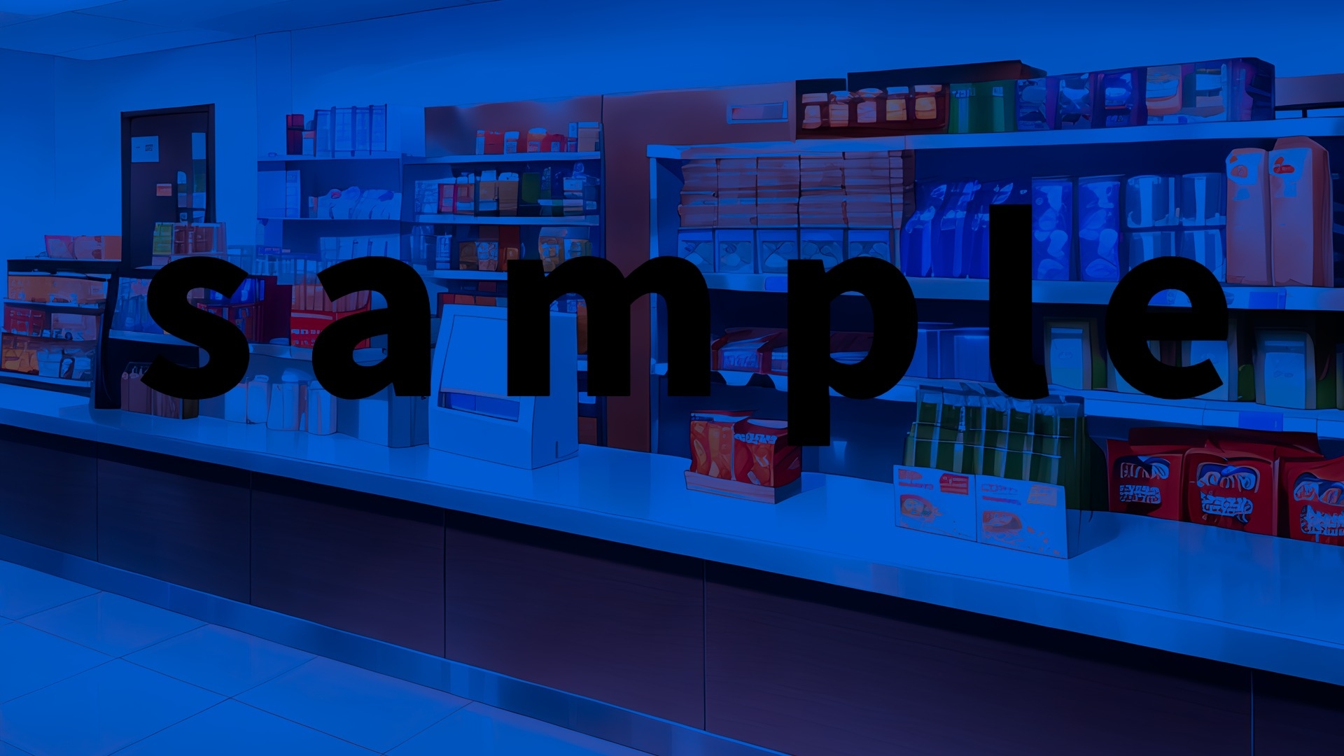 現代背景CG素材集part2『コンビニ』