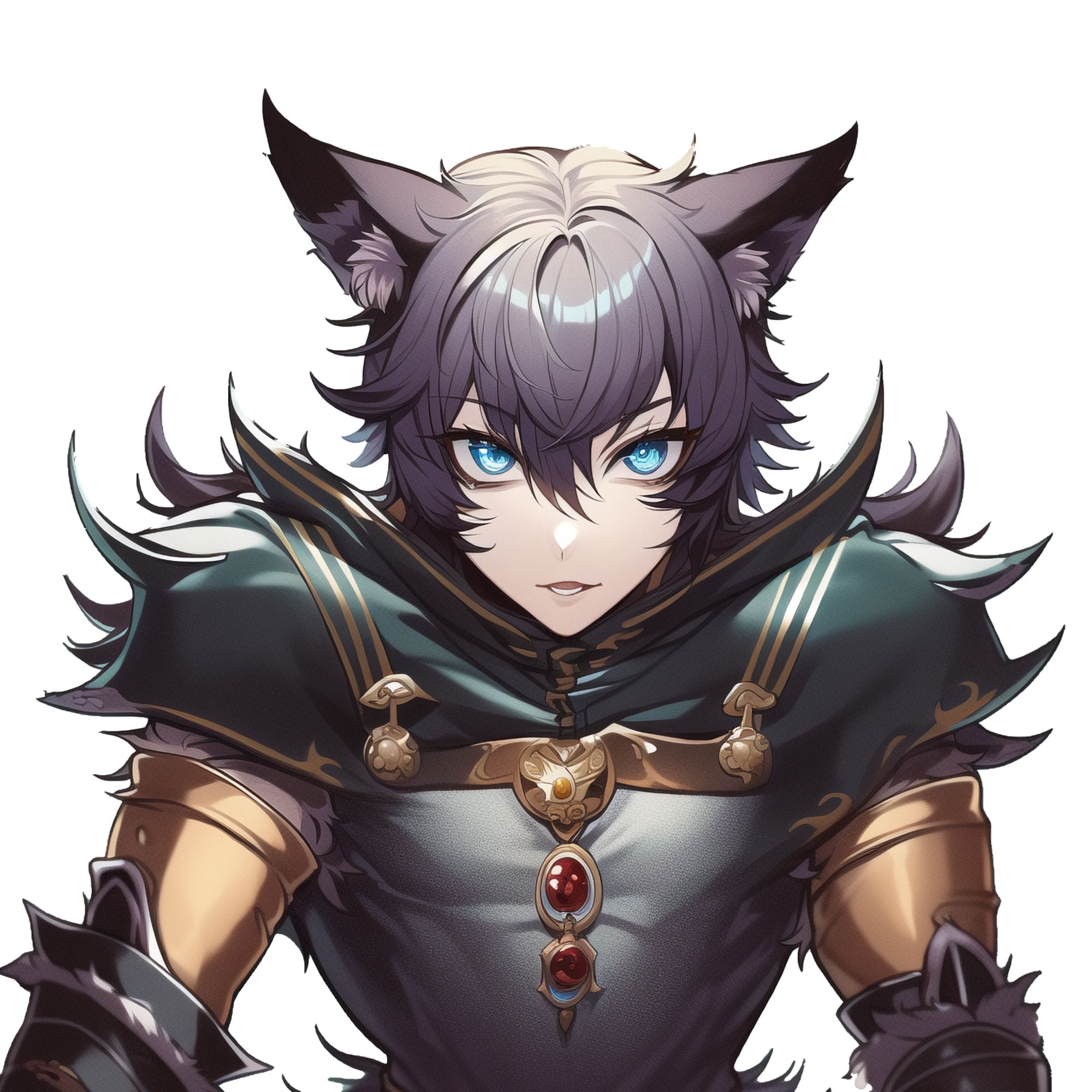 【亜人キャラクター立ち絵2】著作権フリーの高解像度画像素材(100枚)