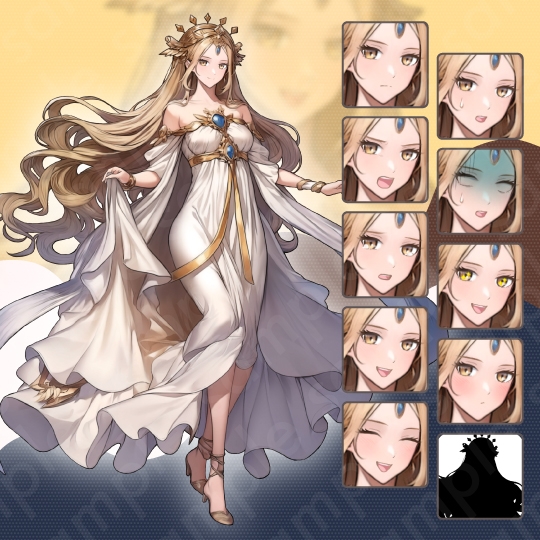 【立ち絵素材】ファンタジー系・人外・魔族_6人セット・全身表情10種+α