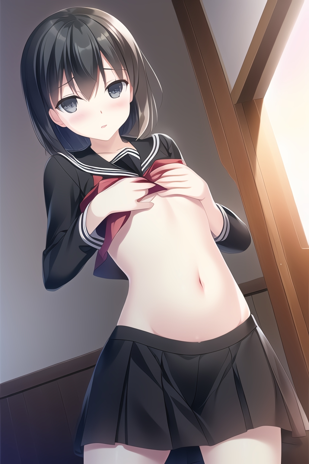 孕ませられた女子学生と変化する体