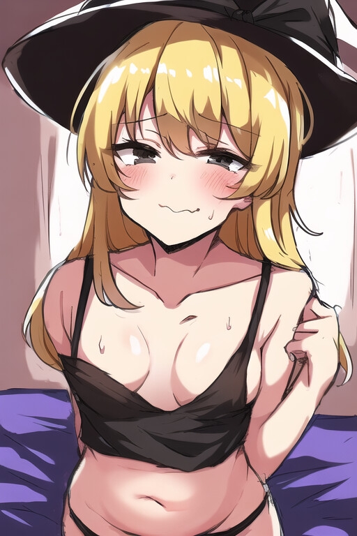 幻想郷の金髪魔女の変態行為