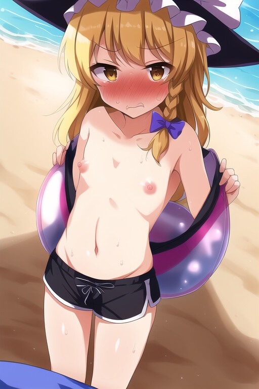 幻想郷の金髪魔女の変態行為