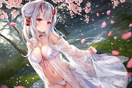 かわよおに 全年齢向け CG集 vol.4 / 桜吹雪とかわ余にご用心! (113枚)