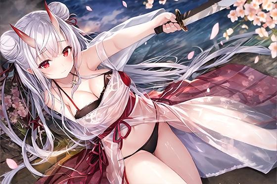 かわよおに 全年齢向け CG集 vol.4 / 桜吹雪とかわ余にご用心! (113枚)