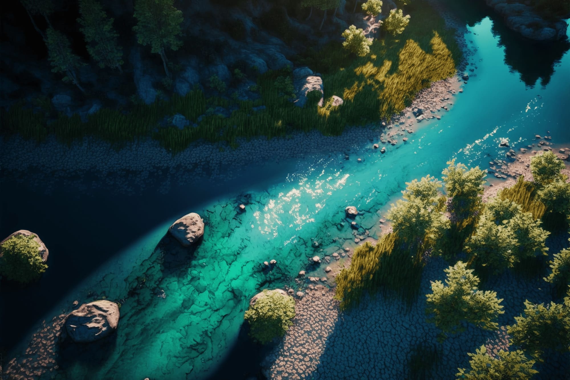 【超リアルな自然系イラスト背景】著作権フリーの高解像度画像(100枚)