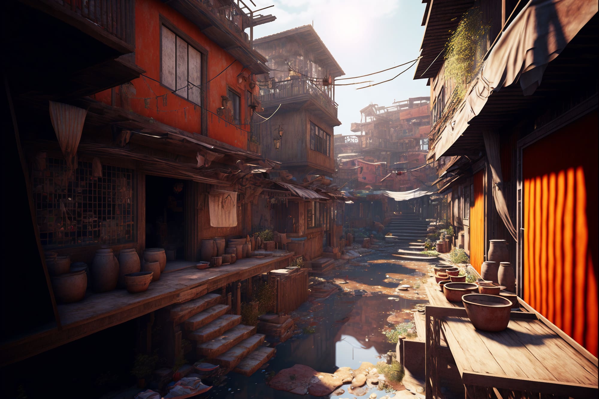 【超リアルな街や施設の背景】著作権フリーの高解像度画像(100枚)