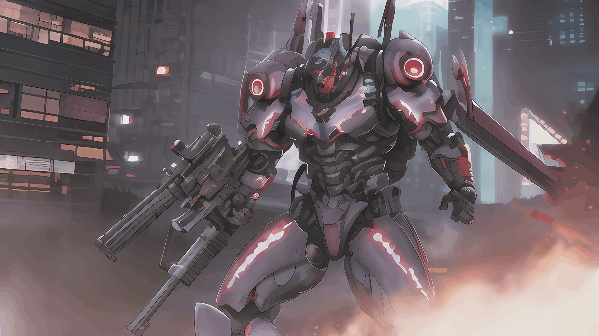 著作権フリー背景美術素材集 : BGArt 17 「SCI-FI HD」 -サイバーパンク