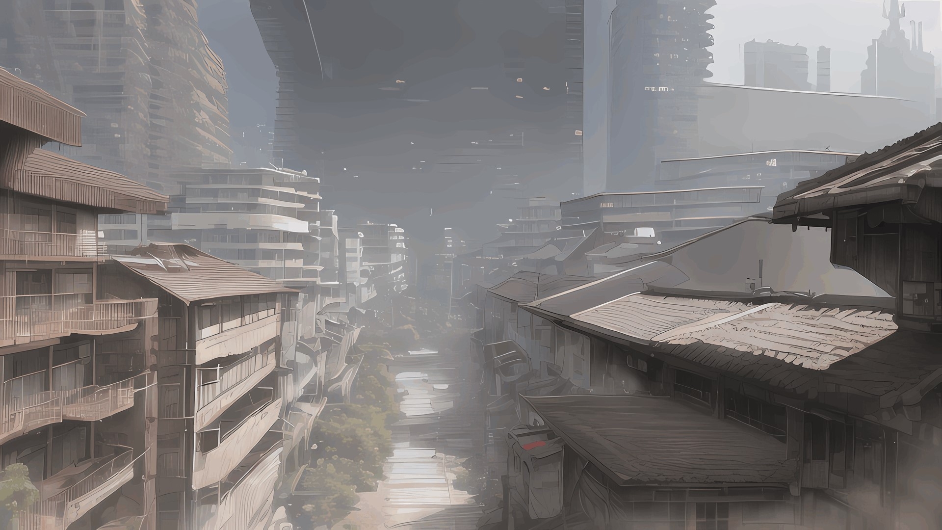 著作権フリー背景美術素材集 : BGArt 17 「SCI-FI HD」 -サイバーパンク