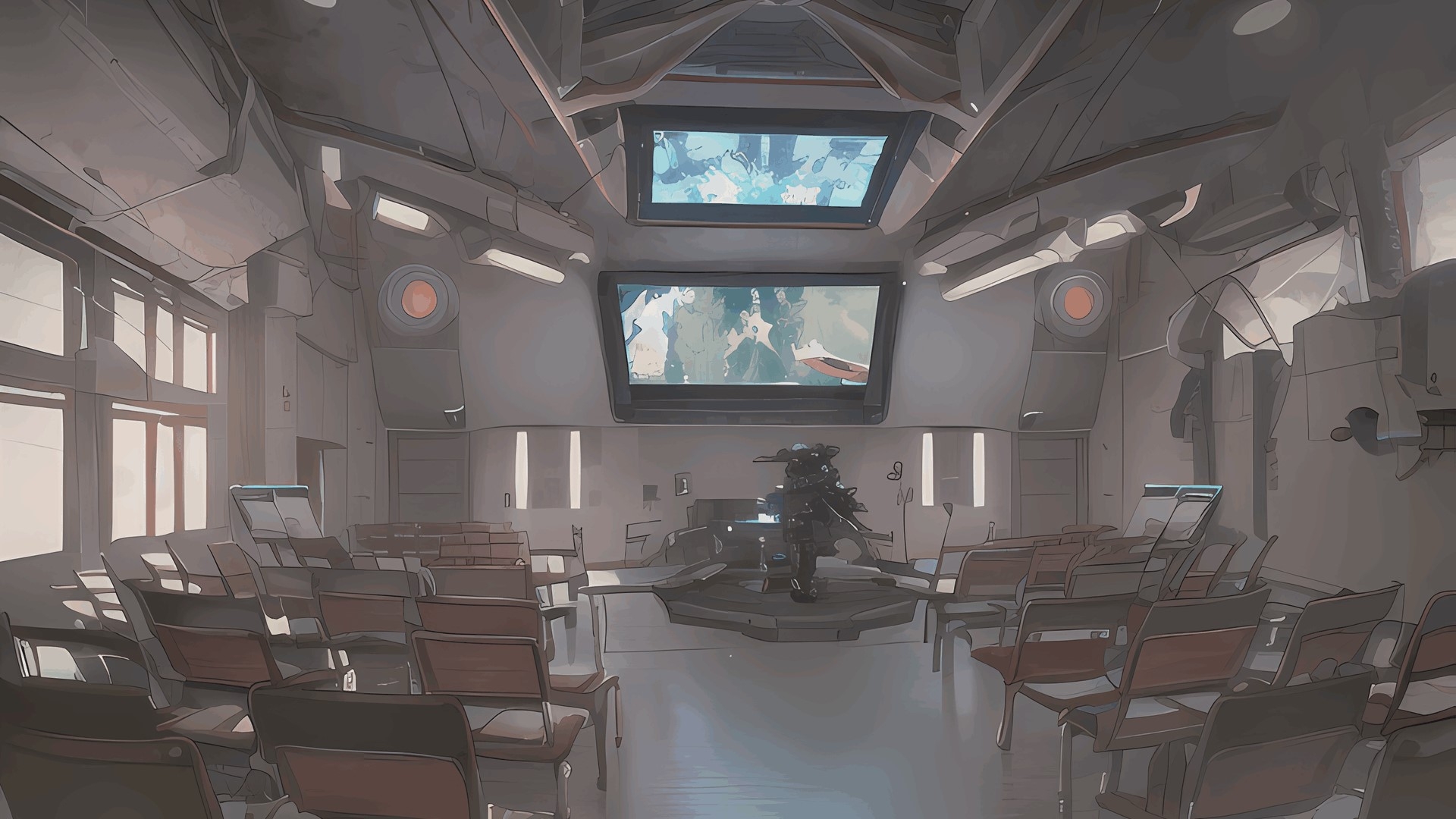 著作権フリー背景美術素材集 : BGArt 17 「SCI-FI HD」 -サイバーパンク