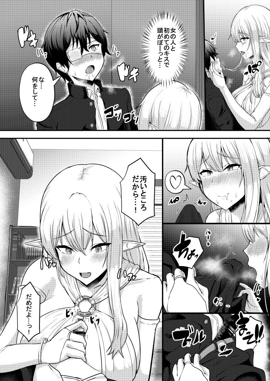 僕の部屋に娼婦のエルフを召喚してしまった。