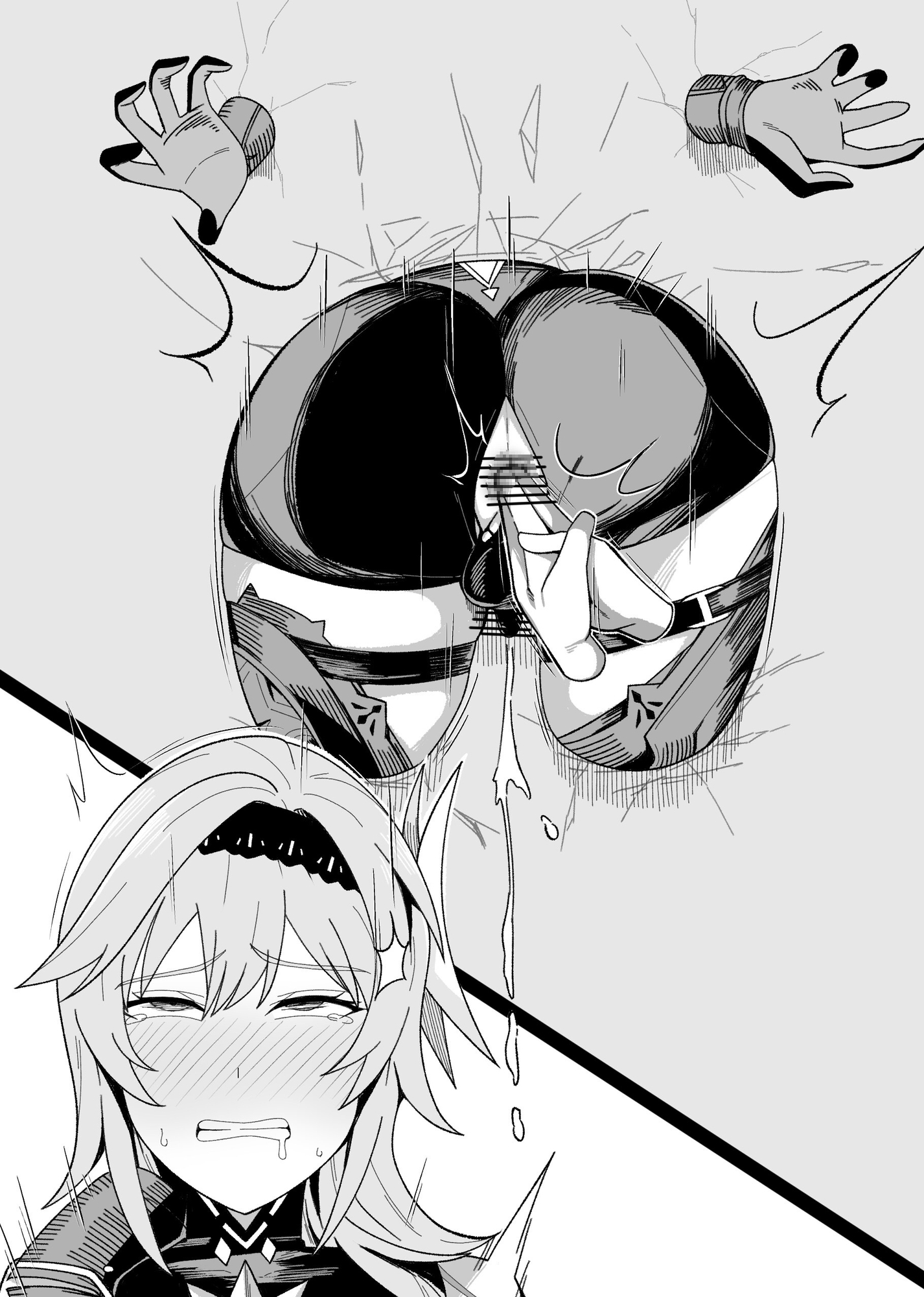 ふたなり波花騎士 屈辱無様敗北