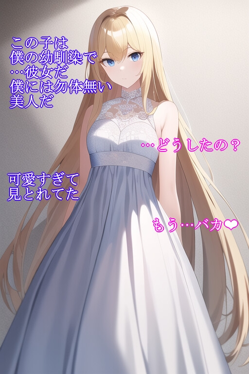 あなたのことが大好きな金髪幼馴染とラブラブエッチ