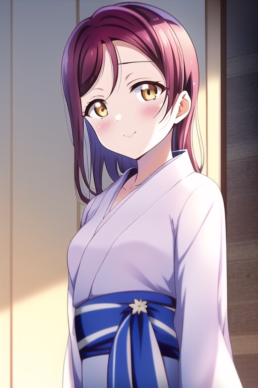 ラ○ライブ!サンシャイン!!CG集 桜○梨子(浴衣) R-18あり